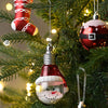 70 Pcs Red & White Santa Claus Themed Christmas Balls Tree Hanging