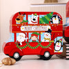 7 Pcs Premium Christmas Gift Combo Set | Red Bus Tin with Notebook, Elf Hat, Wrist Band & Accessories