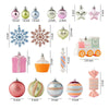 80Pcs Pastel Sprinkle Candies Tree Ornaments