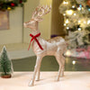 2Pcs Bronze Sequence Gold Reindeer Combo | 18 Inches & 15 Inches