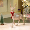 2Pcs Bronze Sequence Gold Reindeer Combo | 18 Inches & 15 Inches