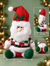 Red & Green Candy Checks Santa Christmas Gift & Soft Toy