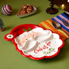 Cookies For Santa Christmas Serving Ceramic Plate