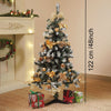4 Ft. Golden Balls And Gold Cherries Bushy Christmas Tree Readily Decorated With Ornaments And Fillers