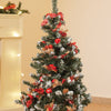 4 Ft. Red Apples And Cherries Bushy Christmas Tree Readily Decorated With Ornaments And Fillers