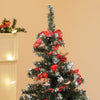 4 Ft. Red Apples And Cherries Bushy Christmas Tree Readily Decorated With Ornaments And Fillers