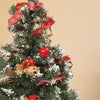 4 Ft. Red Apples And Cherries Bushy Christmas Tree Readily Decorated With Ornaments And Fillers