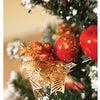 4 Ft. Red Apples And Cherries Bushy Christmas Tree Readily Decorated With Ornaments And Fillers