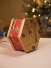13 Inches Musical Gold Wooden Drummer Nutcracker, Christmas Table Décor,
