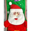 Velvet Glitter Santa Christmas Stocking | 16 Inches