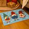 Gnome Christmas Theme Big Size Anti Skid Welcome Mat | 28.3 Inches X 17Inches