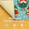 Gnome Christmas Theme Big Size Anti Skid Welcome Mat | 28.3 Inches X 17Inches