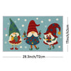 Gnome Christmas Theme Big Size Anti Skid Welcome Mat | 28.3 Inches X 17Inches