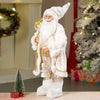 Gold Dotted & Stripes Santa | 24 Inches/2Feet