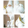 Gold Dotted & Stripes Santa | 24 Inches/2Feet