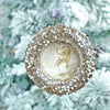 Golden Glitter Photoframe Christmas Tree Ornament