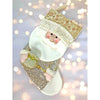Golden Santa Christmas Stocking | 16 Inches