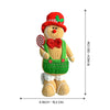 Lollipop Gingerbread Self Standing Man Christmas Decor