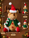Adorable Green Coat Reindeer Christmas Gift & Soft Toy