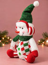 Frosty Green Hat Snowman Christmas Gift & Soft Toy