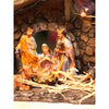 Hanging Angel With Lights & Holy Family Christmas Crib Nativity Set