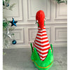 3D Inverted Elf Legs Plush Party Hat