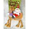 Santa Long Hanging Knot Legs Christmas Stocking | 16 Inches
