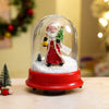 Lucky Lamp Santa | Musical Snow Globe Dome