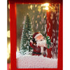 Large Red Lantern Snowglobe With Light, Music & Snowfall