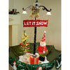 2.5Ft. Let It Snow Snowfall Effect With Light & Music Umbrella Styled Christmas Home Decor