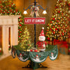 2.5Ft. Let It Snow Snowfall Effect With Light & Music Umbrella Styled Christmas Home Decor