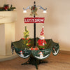 2.5Ft. Let It Snow Snowfall Effect With Light & Music Umbrella Styled Christmas Home Decor