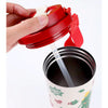 Merry Christmas Tree, Xmas Themed Stainless Steel Coffee/Water Tumbler Bottle | 500Ml With Free Cleaning Brush
