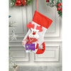 Mini Snowflake Deer Christmas Stocking | 10 Inches