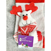 Mini Snowflake Deer Christmas Stocking | 10 Inches