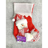 Mini Snowflake Snowman Christmas Stocking | 10 Inches