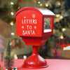 North Pole Mailbox Snowglobe With Light, Muisc & Snowfall