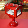 North Pole Mailbox Snowglobe With Light, Muisc & Snowfall