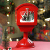 North Pole Mailbox Snowglobe With Light, Muisc & Snowfall