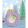 Blush Pink Glitter Photo Frame Christmas Tree Ornament