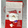 Santa Red & White Knitted Christmas Sack