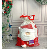 Santa Red & White Knitted Christmas Sack