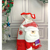 Santa Red & White Knitted Christmas Sack