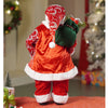 Red & Green Robe Moving Face Musical Christmas Santa