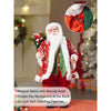 Red & Green Robe Moving Face Musical Christmas Santa