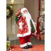 Red & Green Robe Moving Face Musical Christmas Santa