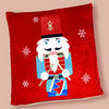Red Nutcracker Soft Fluffy Xmas Pillow