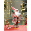 Red & Olive Snowflakes Santa | 18 Inches