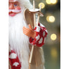 Red Polka Dots Ski Santa | 18 Inches
