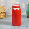 Red Stainless Steel Thermos Bottle With Strainer | 400 ml